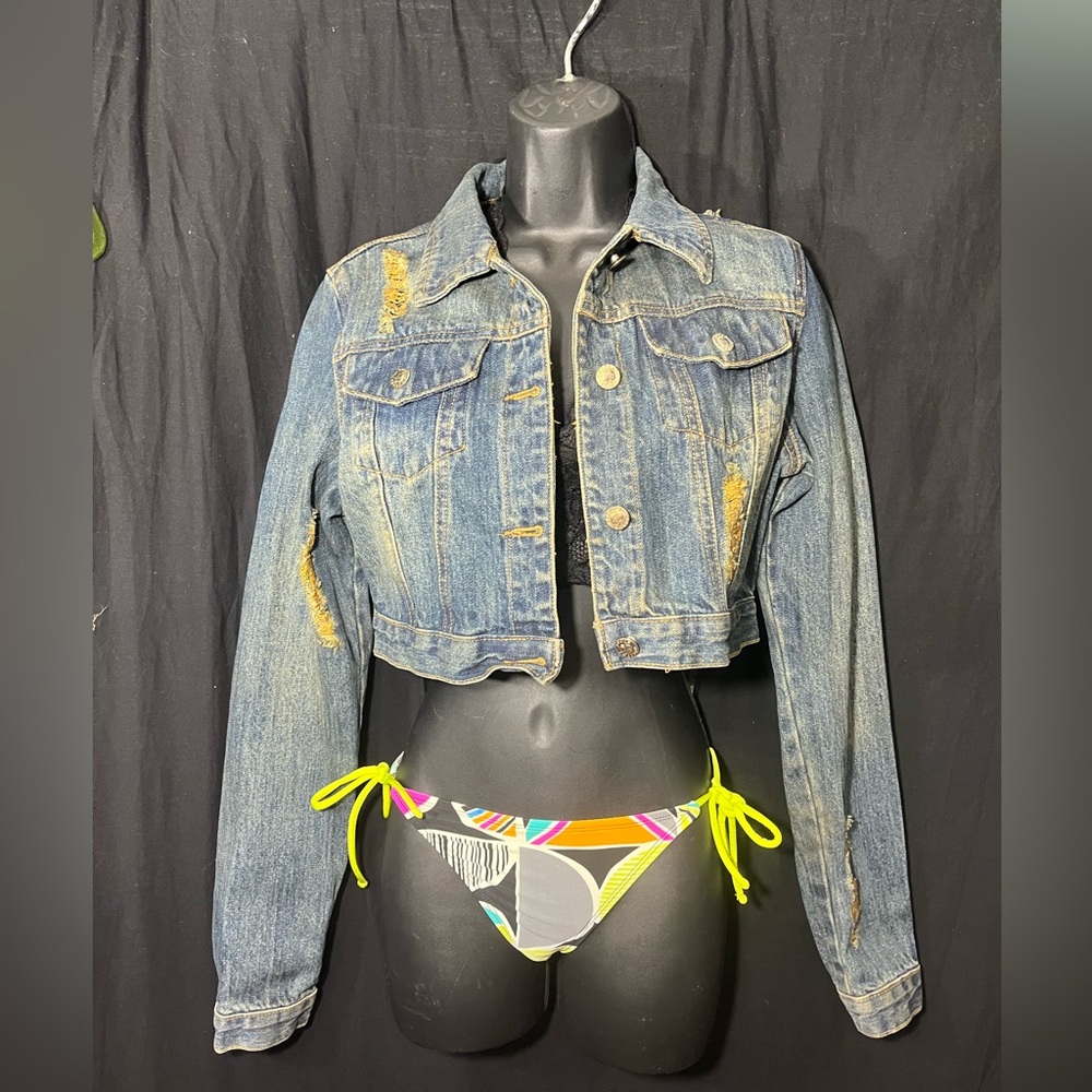 Women’s Apple Bottoms Jean Jacket Sz Medium